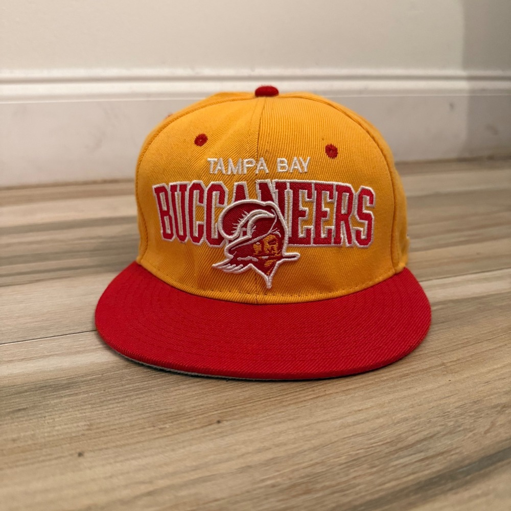 Mitchell & Ness Tampa Bay Buccaneers Throwback Snapback Hat Orange Creamsicle